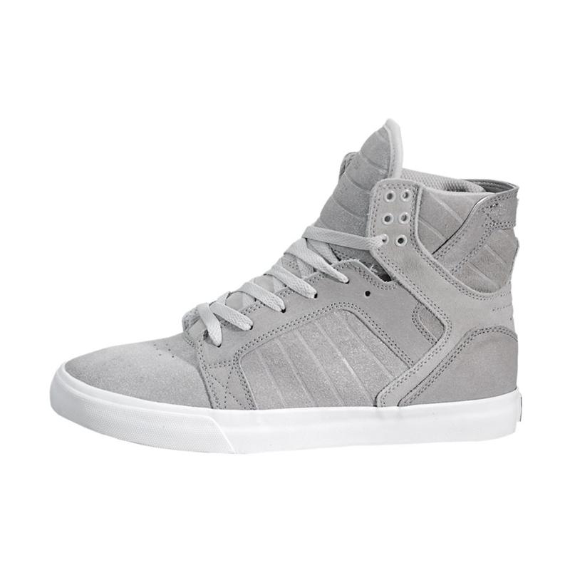 Zapatillas Altas Supra Argentina Hombre - SKYTOP Gris (PGFER-9308)